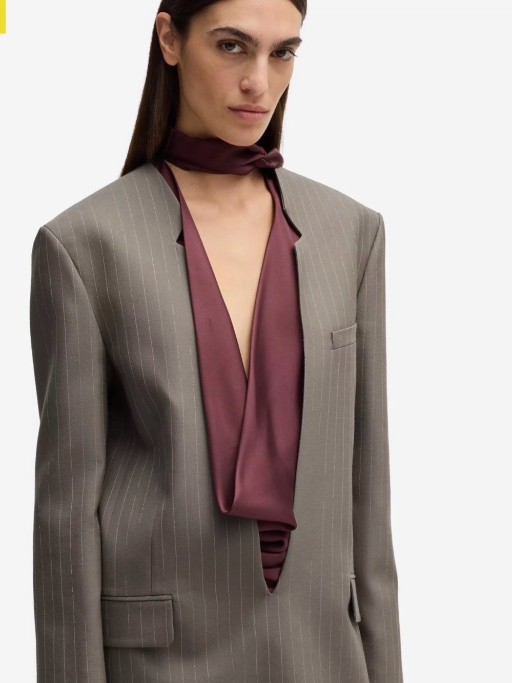 BOSS by Hugo Boss Davee T-Shirt Oversized Blazer Dress - NWT - size US 6, IT 42 - Picture 4 of 9